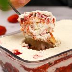 Tiramisu fraise basilic