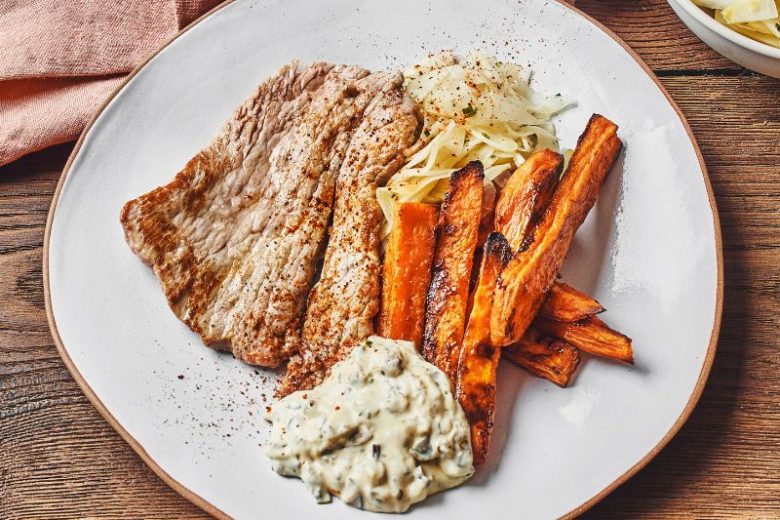Escalope de veau grillée