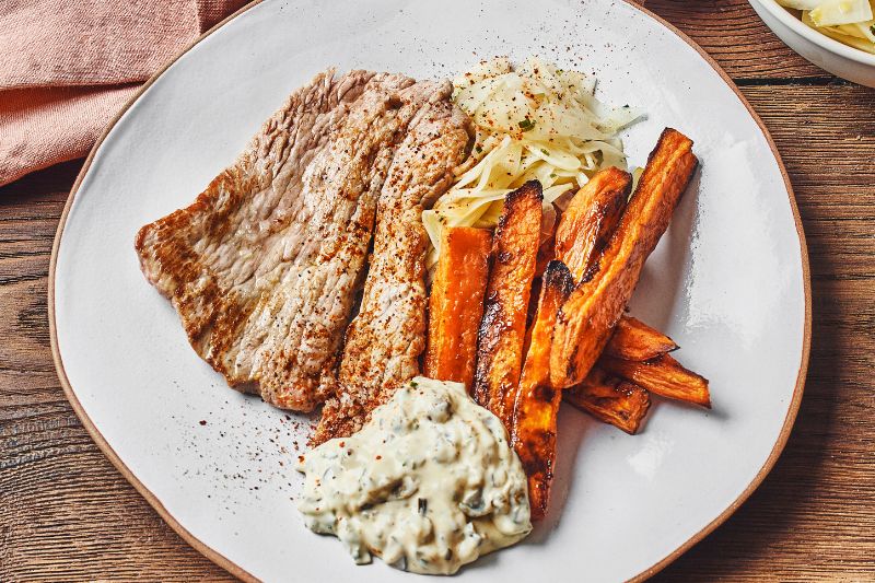 Escalope de veau grillée