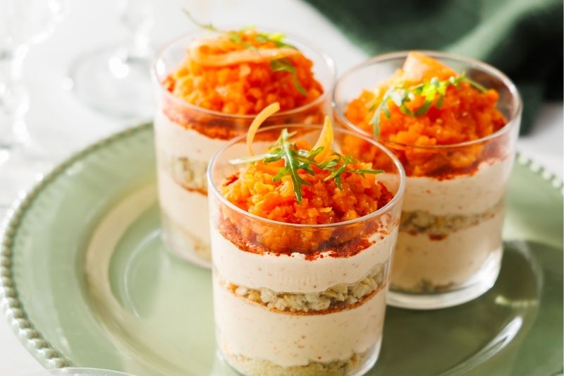 Verrines de tiramisu salé