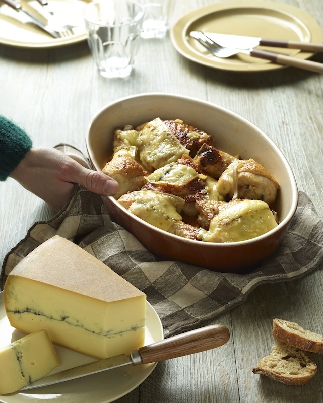 recette de Poulet Gaston Gérard au Morbier