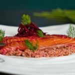 Saumon gravlax et sauce norvégienne