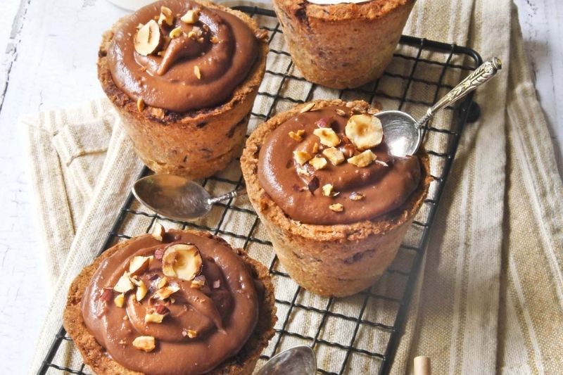 Cookies cups à la crème au chocolat