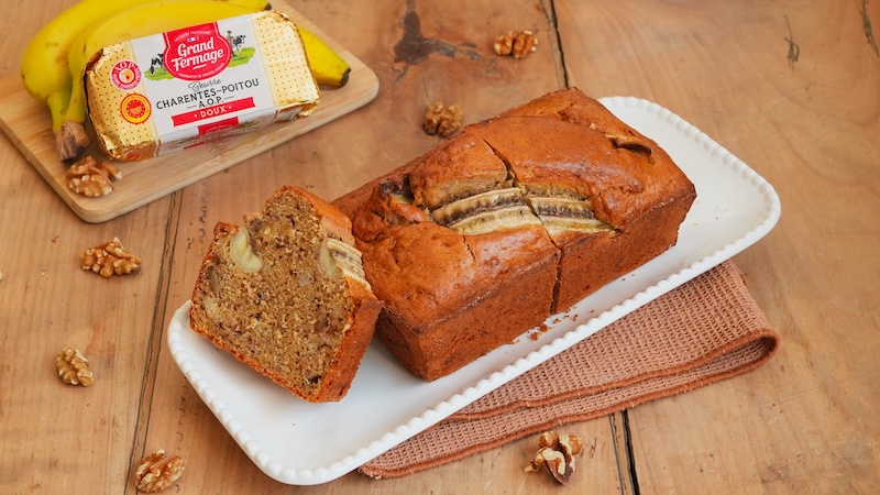 Banana bread au beurre noisette