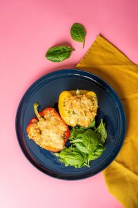 recipe for peppers stuffed with Maroilles