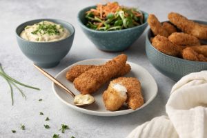 Crispy pout nuggets recipe
