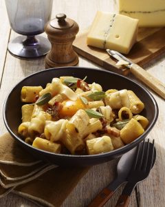 Morbier pasta carbonara recipe