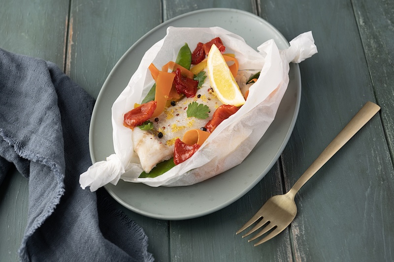 recette de Papillote d’églefin