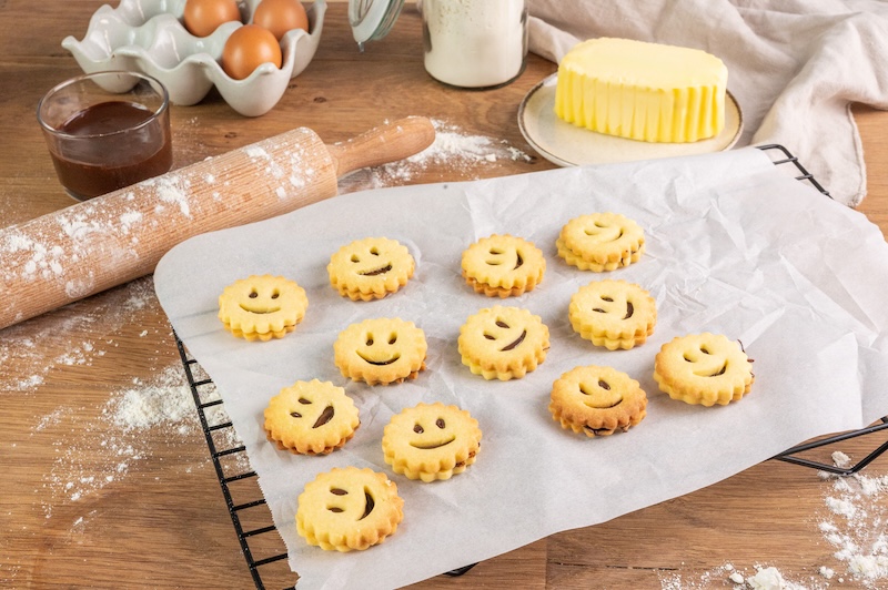 recette de Sablés smiley au chocolat