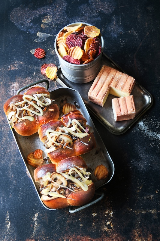 recette d Rolls de poulet au Maroilles e