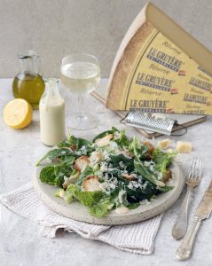 Caesar Salad and Gruyere Vinaigrette recipe