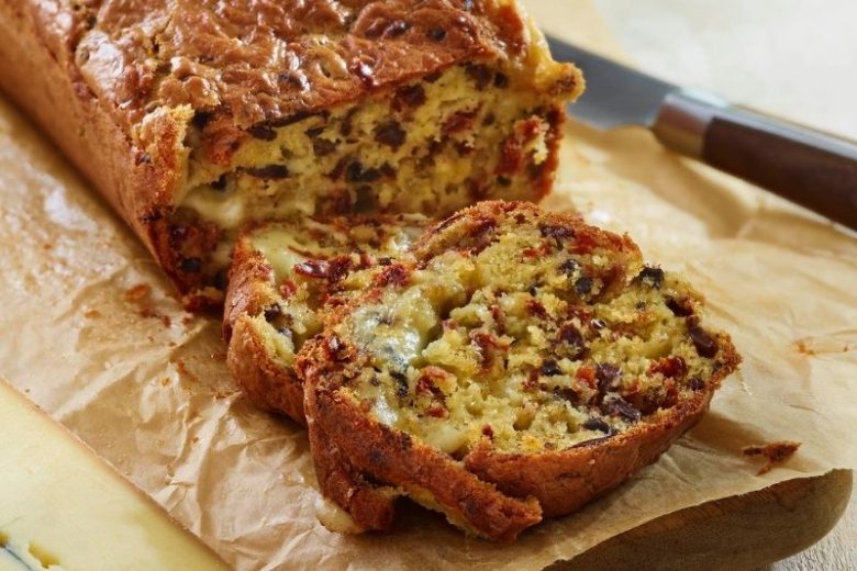Cake tomate olive et morbier