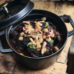 Cocotte de confit de joue de boeuf
