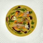 Daurade marinée velours d’artichaut