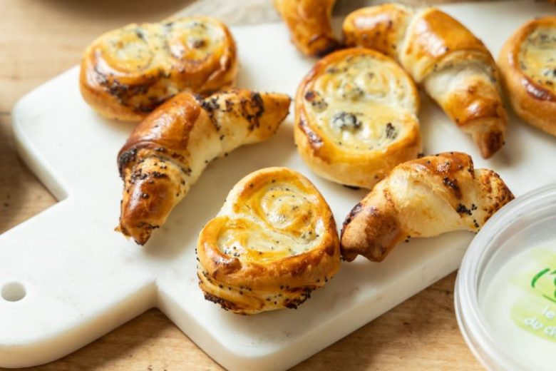 Feuilletés au fromage frais