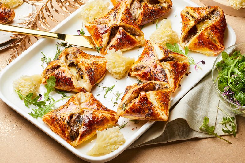 Feuilletés forestiers à la Tête de Moine