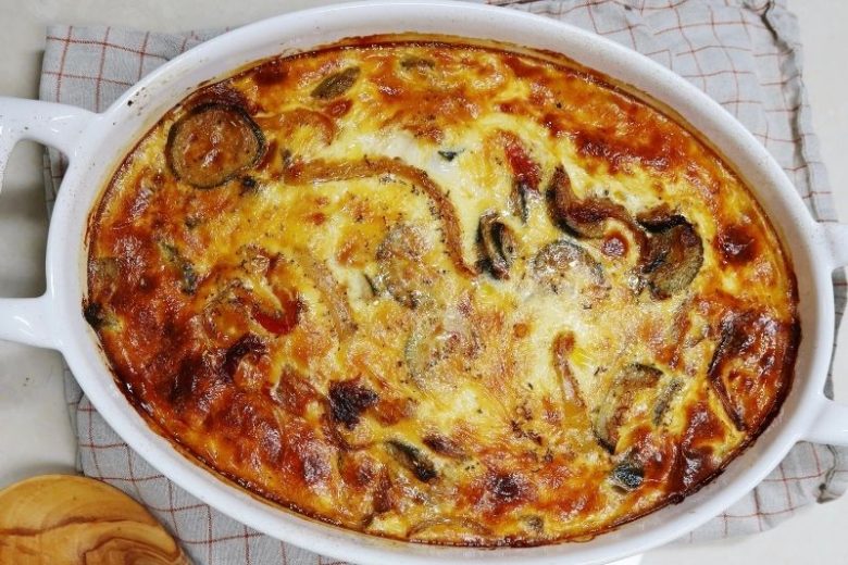 Flan de légumes d’été