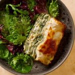 Lasagnes vertes au Parmesan et épinards