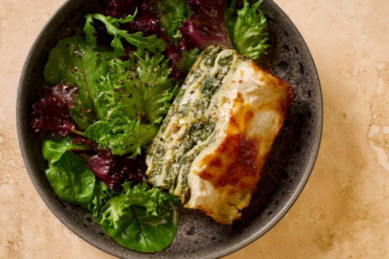 Lasagnes vertes au Parmesan et épinards