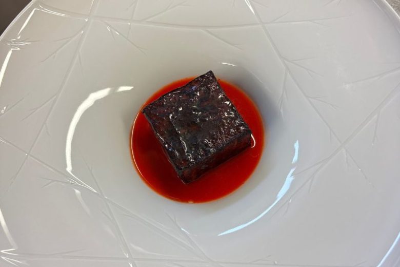 Pastèque brûlée et farcie