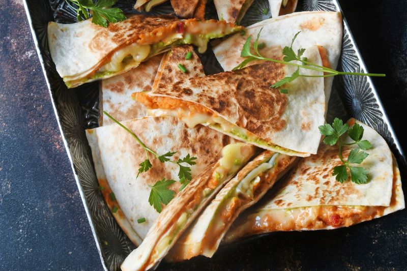 Quesadillas au Brie de Meaux