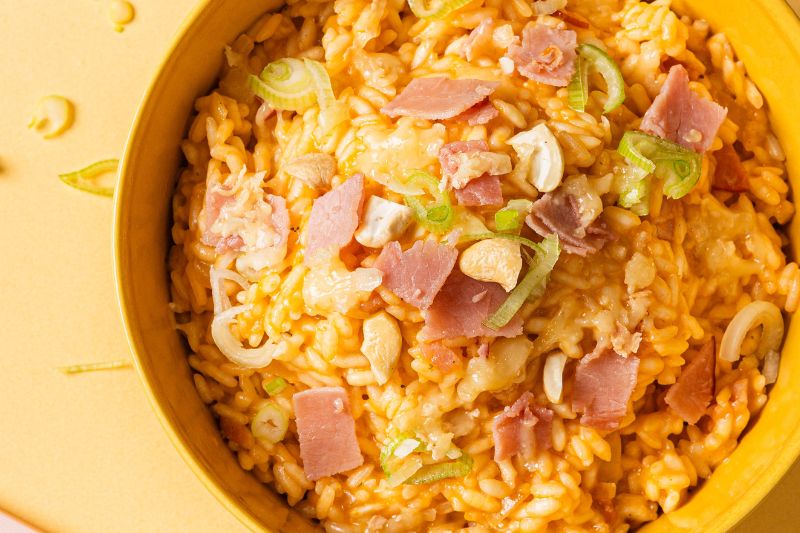 Risotto épicé au Maroilles