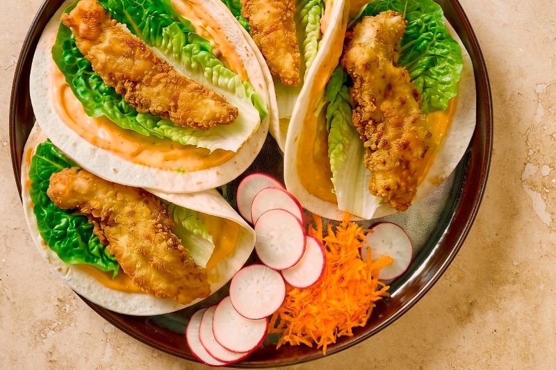 Tacos de poulet à la taïwanaise