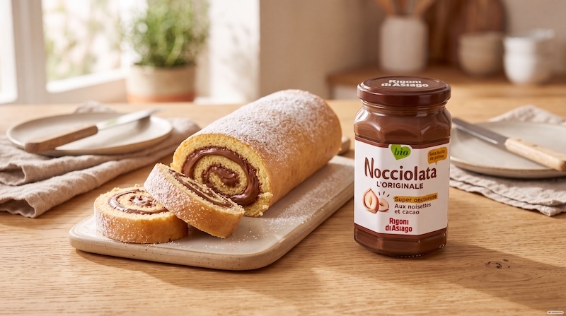 recette de Roulé facile à la Nocciolata
