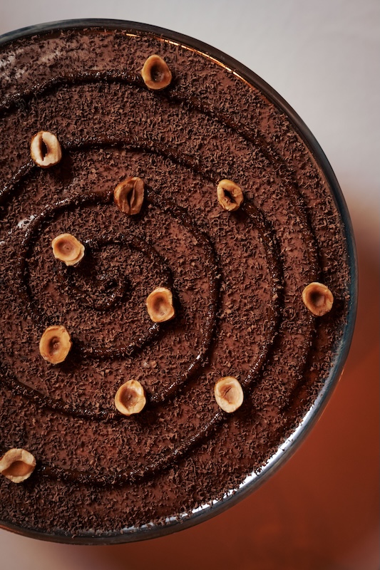 Mousse au chocolat Grand Cru et praliné noisette