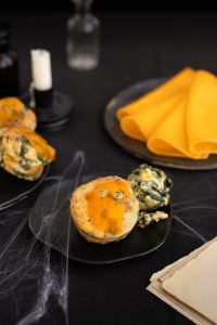 Spinach and Mimolette Muffins recipe