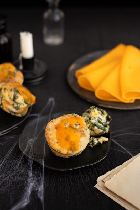 recette de Muffins aux épinards et à la Mimolette