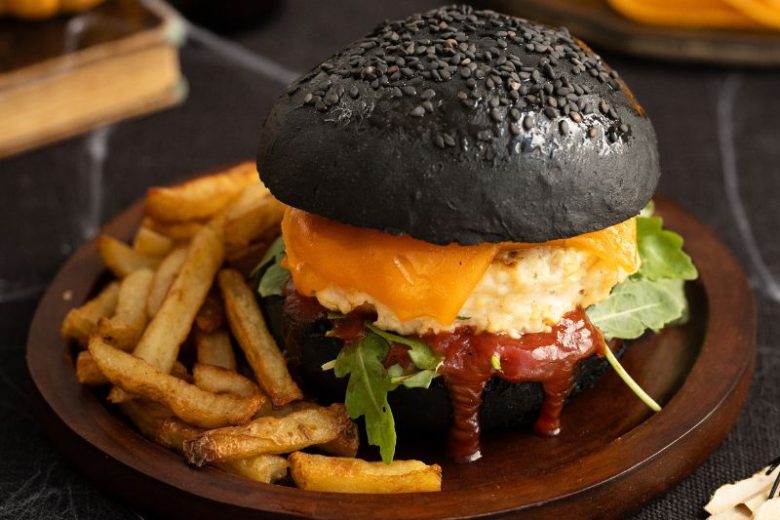 Burger d’Halloween à la Mimolette