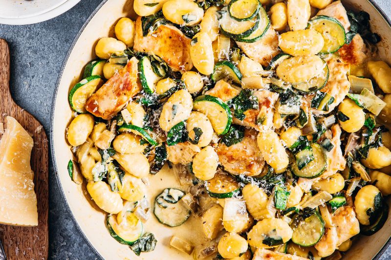 One pot de gnocchi et poulet
