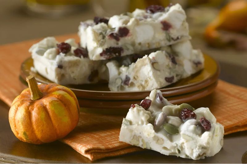 Croquants au chocolat blanc