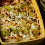 Dauphinois de poireaux au Reblochon