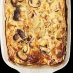 Frittata aux champignons et jambon