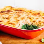 Gratin de lieu noir aux épinards