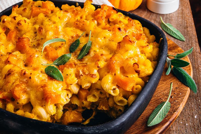 Mac and cheese à la courge