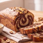 Banana bread marbré à la Nocciolata