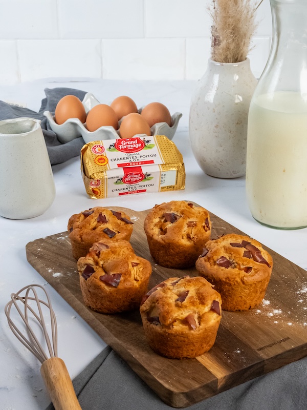 recette de Muffins pommes-cannelle