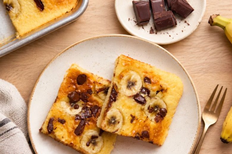 Pancake géant choco-banane