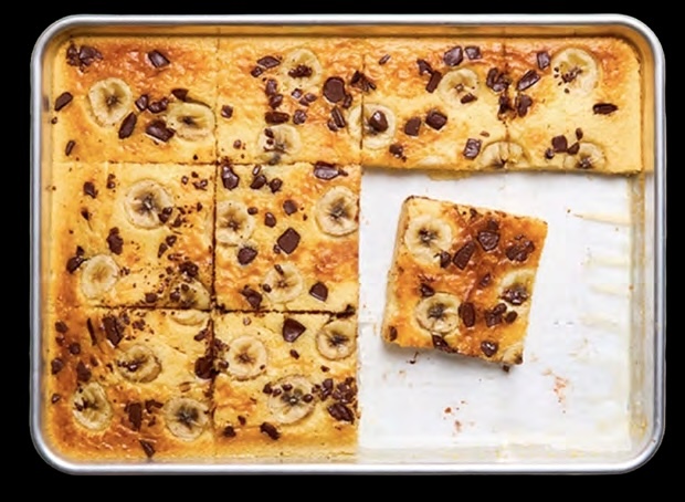 recette de Pancake géant choco-banane