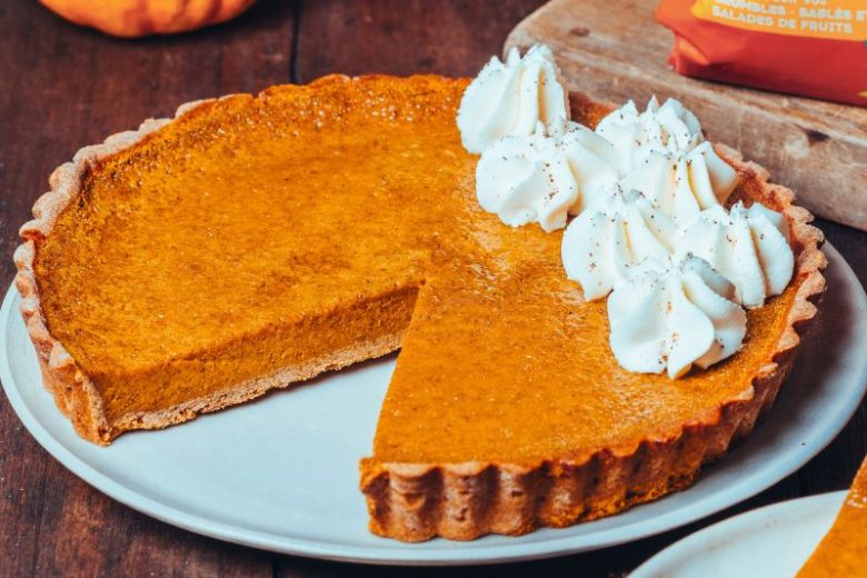 Pumpkin pie à la cassonade brune