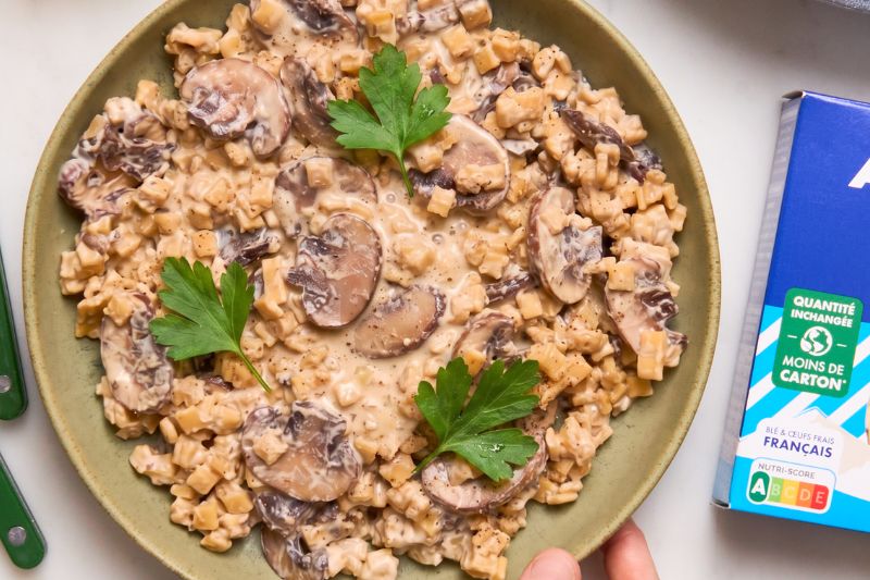 Risotto de crozets aux champignons et truffe