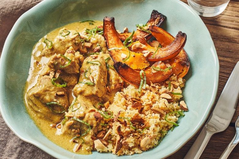 Sauté de veau au curry et potimarron